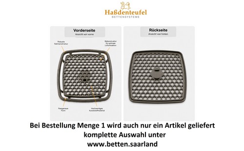 Kopfplatte wabe tempur froli - kopfplatte,
